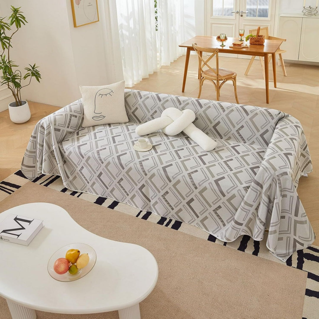 Divano confortevole Copridivano, Copridivano Multifunzionale, Coperta estiva nero