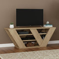 Console porta TV con ripiani rovere