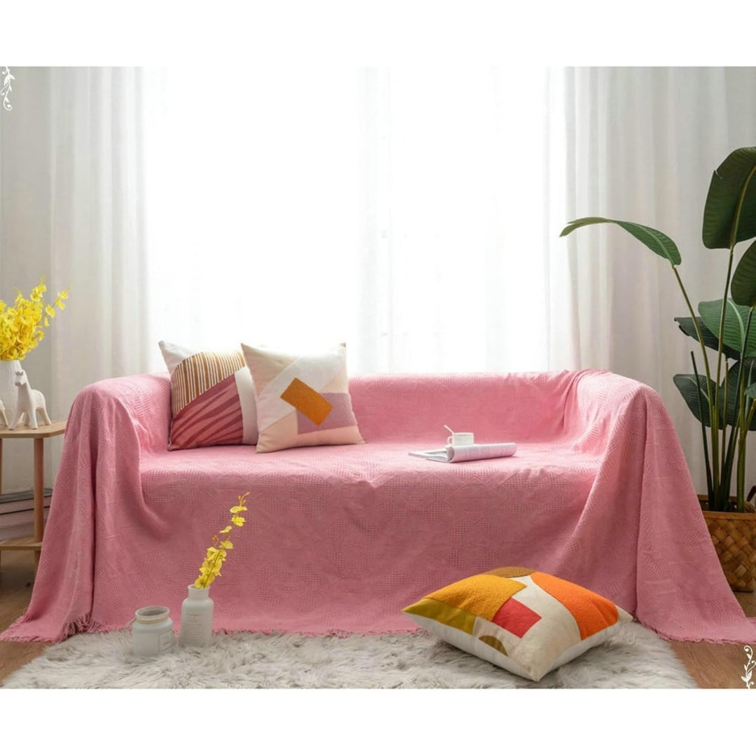 Divano da soggiorno Copridivano Sacco Copriseduta Divano Rosa rosa