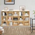 Mobile libreria con ripiani naturale