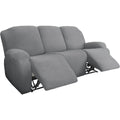 Divano confortevole Copripoltrona Relax Elasticizzato Pezzi, Jacquard grigio