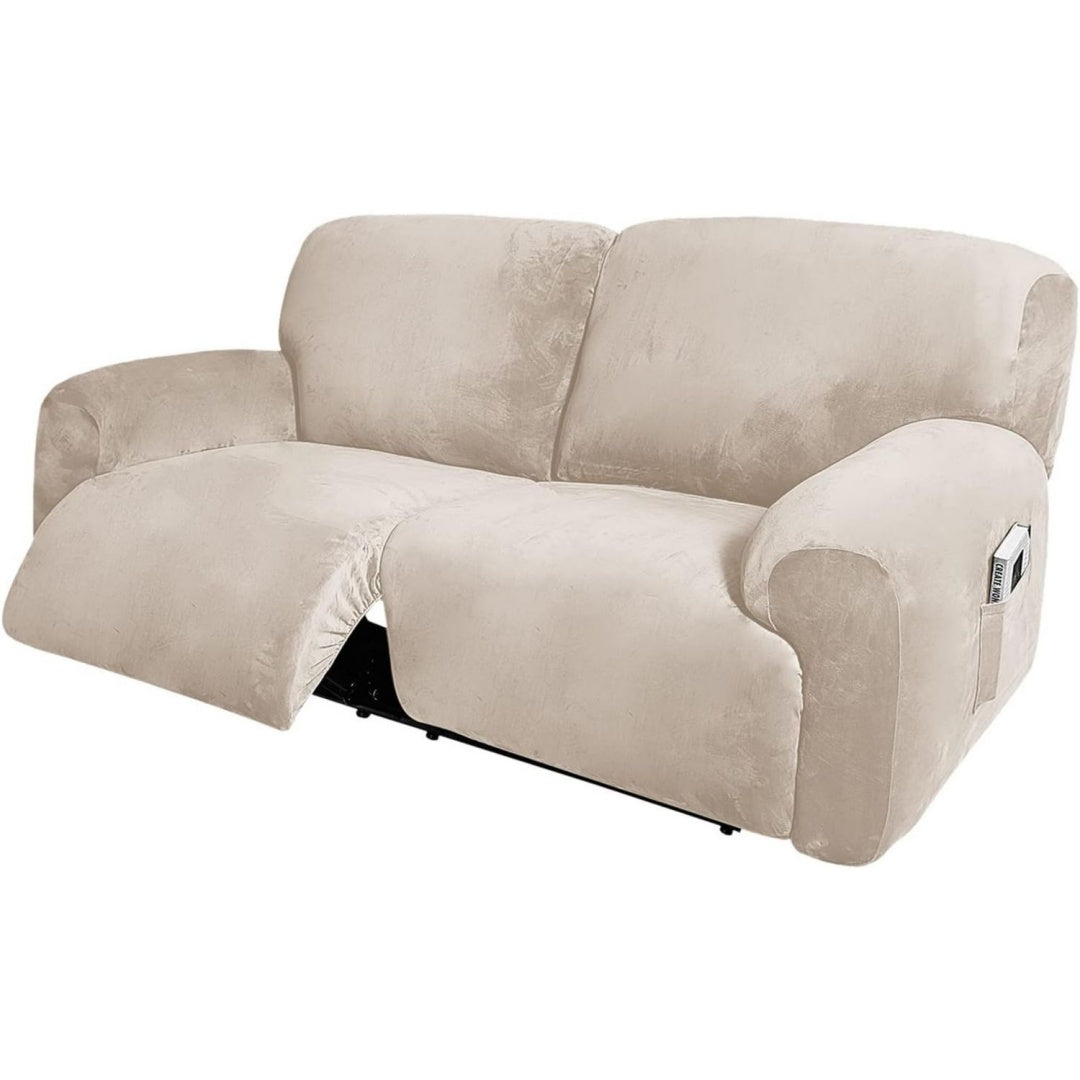 Divano confortevole Fodere Sedie Reclinabili, Extra Largo beige
