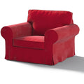 Divano da soggiorno Dekoria Ektorp Copripoltrona divano modello rosso