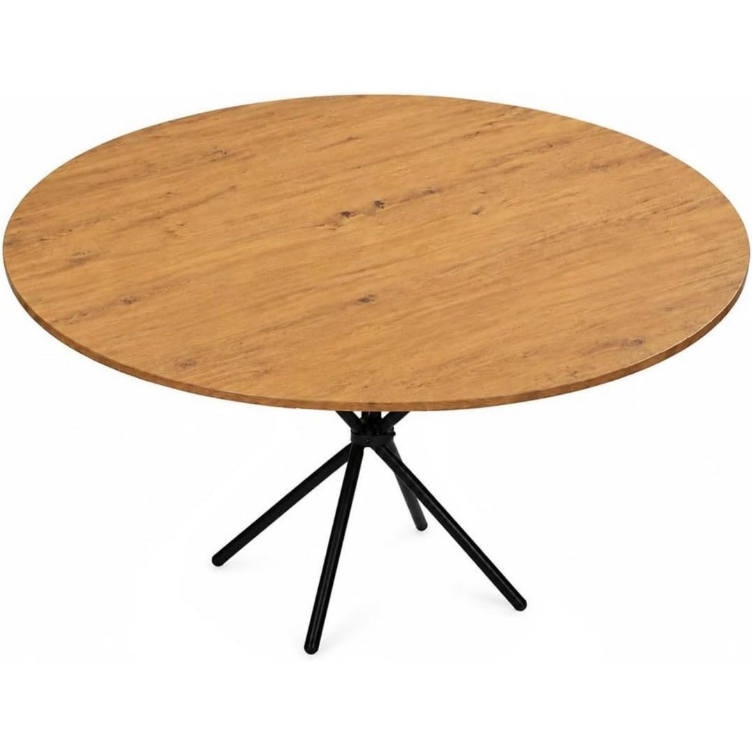 Arredo per soggiorno struttura in metallo stile scandinavo rovere