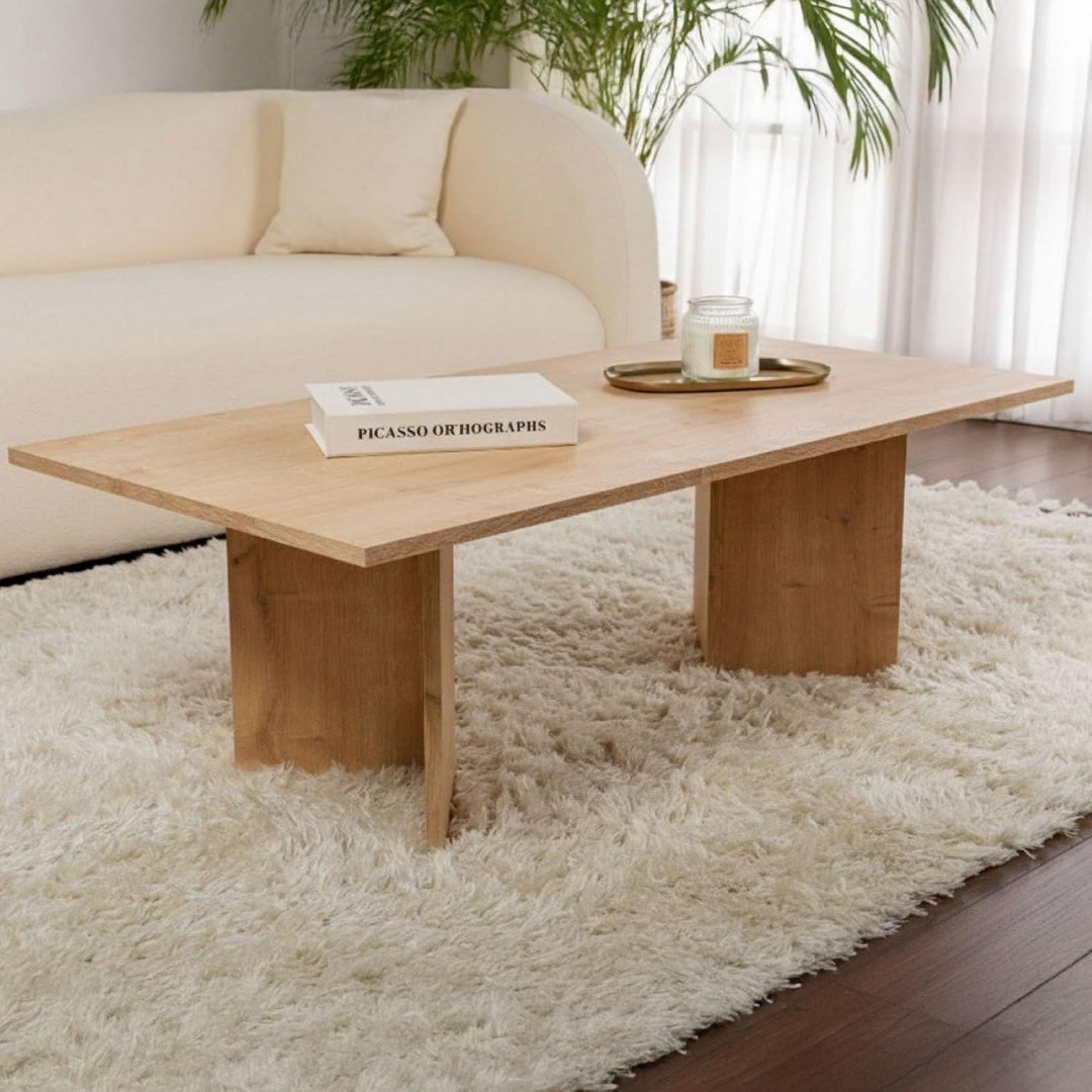 Tavolino centrale 119 x 60 x 40 cm marrone